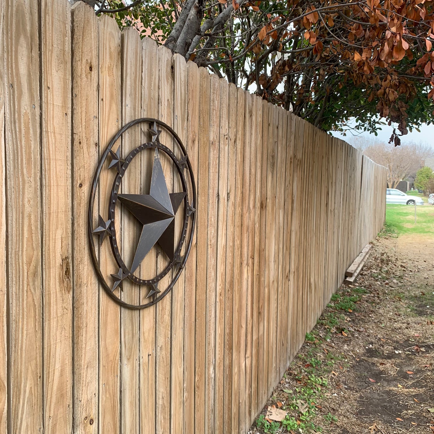 24" MULTI STAR BEADED COLIBROX BARN STAR METAL LONESTAR WESTERN HOME DECOR HANDMADE RUSTIC DARK BRONZE NEW