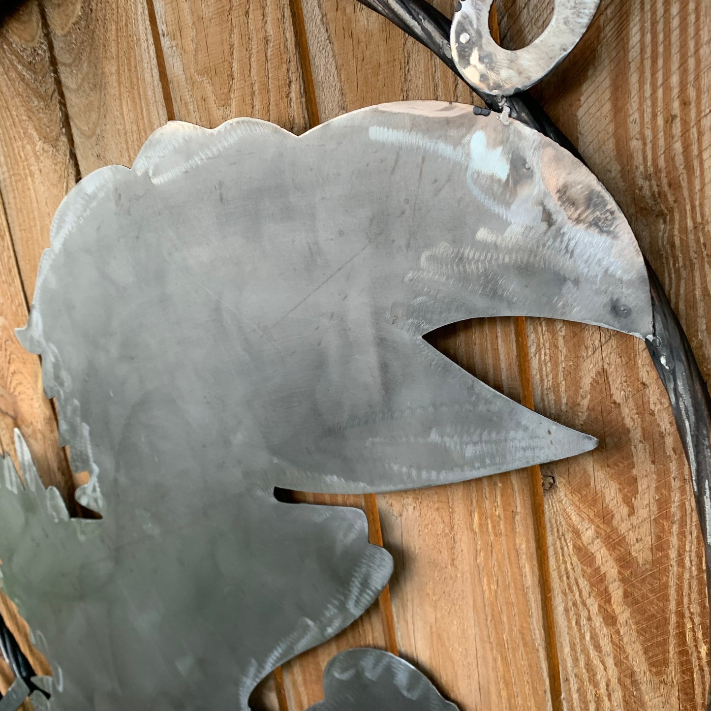 KANSAS JAYHAWKS RAW CUSTOM METAL VINTAGE CRAFT SIGN UNPAINTED TEAM HANDMADE