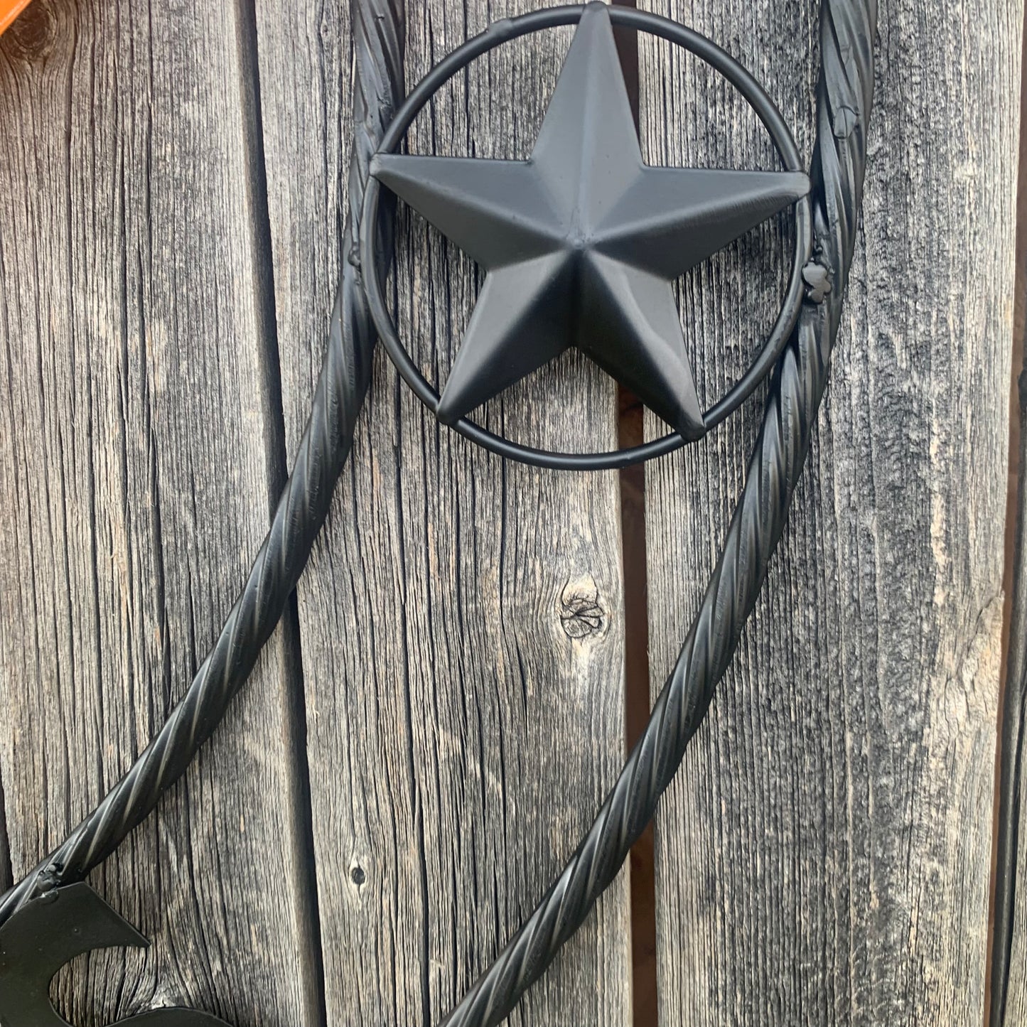 HOOKEM HORNS WITH LONE STAR TEXAS LONGHORNS HOOK EM METAL CUSTOM VINTAGE CRAFT WALL ART TEAM SIGN HANDMADE