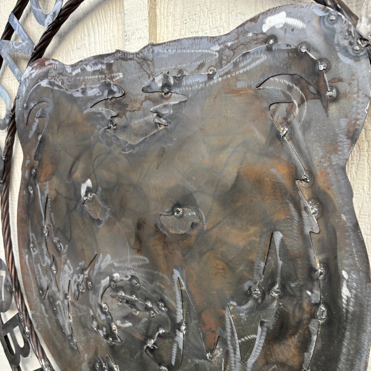 UNC BEARS CUSTOM RAW METAL NO PAINT VINTAGE CRAFT SIGN TEAM HANDMADE TO ORDER