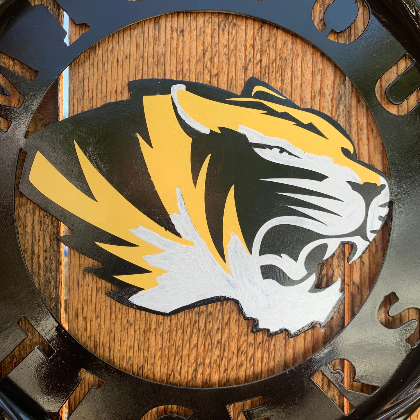 12", 18", 24", 32" MIZZOU TIGERS MISSOURI CUSTOM METAL VINTAGE CRAFT TEAM SIGN HANDMADE
