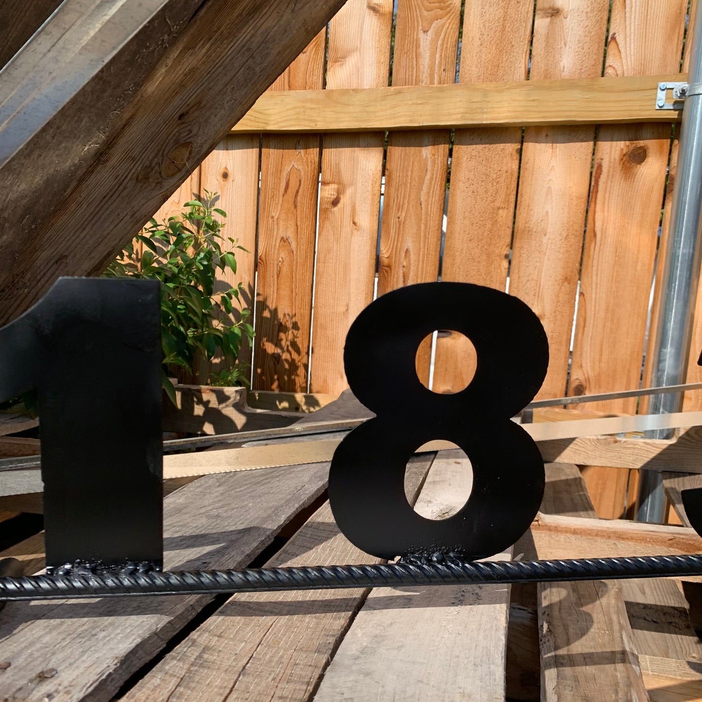 7"H X 36" LONG YOUR CUSTOM NUMBER METAL BARN METAL SIGN WESTERN HOME DECOR