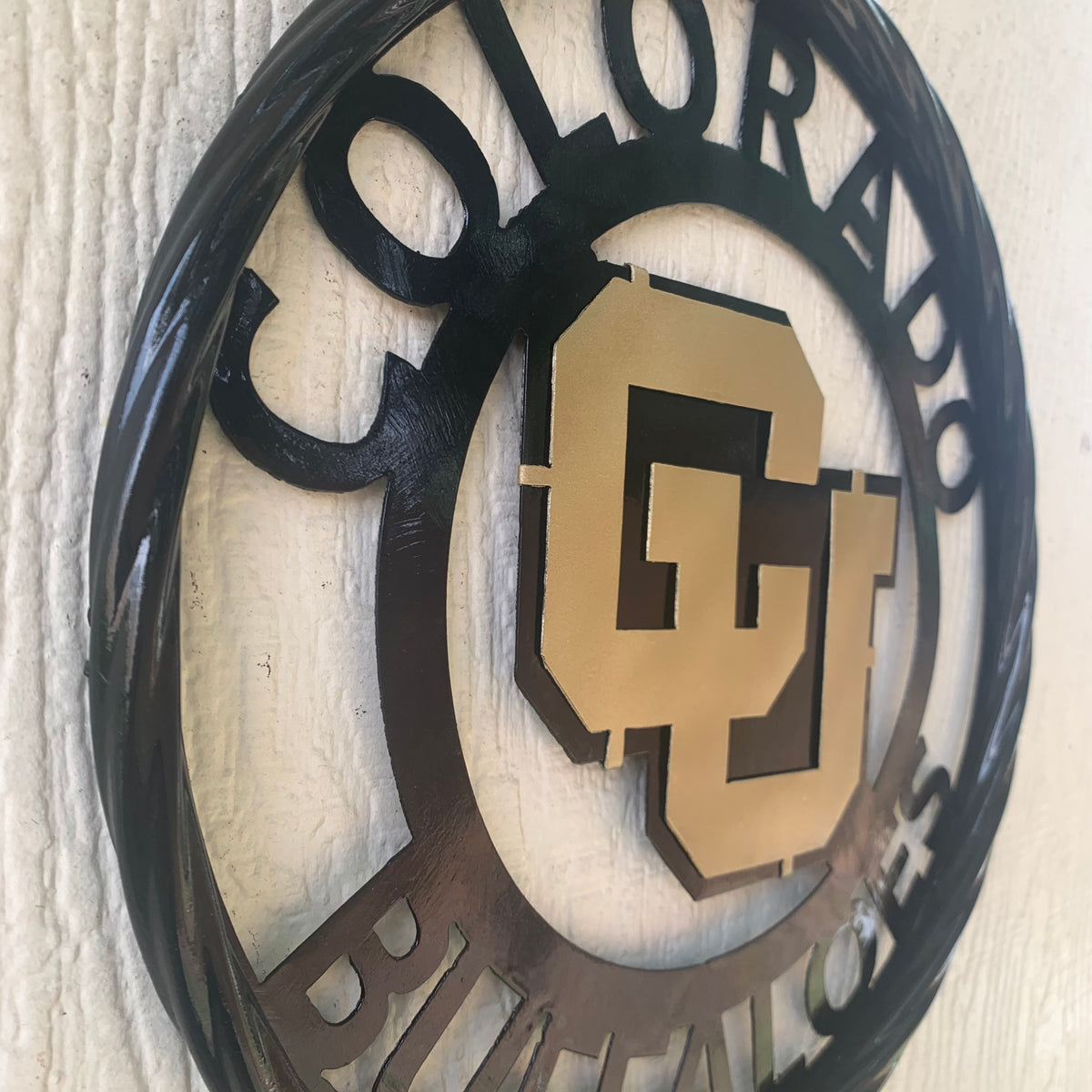 COLORADO BUFFALOES CUSTOM METAL VINTAGE CRAFT SIGN TEAM ART WESTERN HOME DECOR HANDMADE