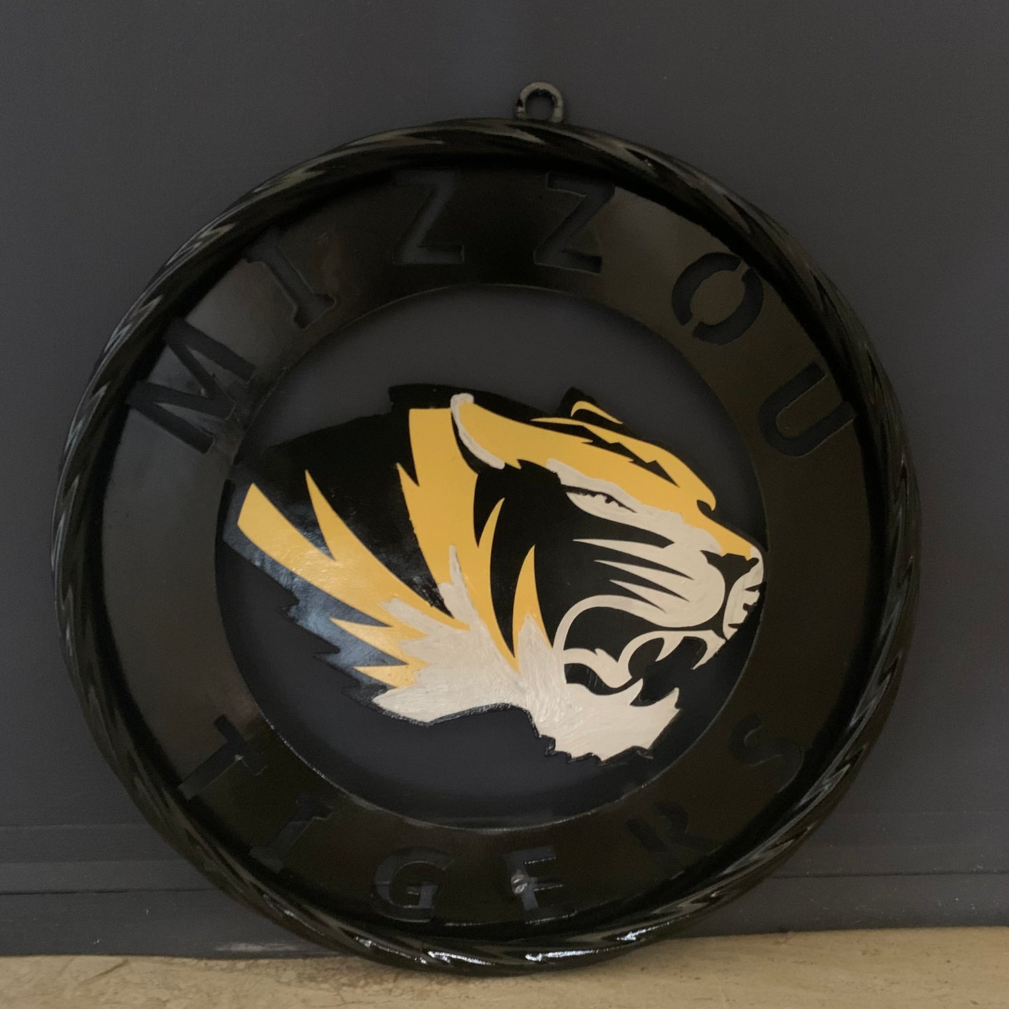 12", 18", 24", 32" MIZZOU TIGERS MISSOURI CUSTOM METAL VINTAGE CRAFT TEAM SIGN HANDMADE