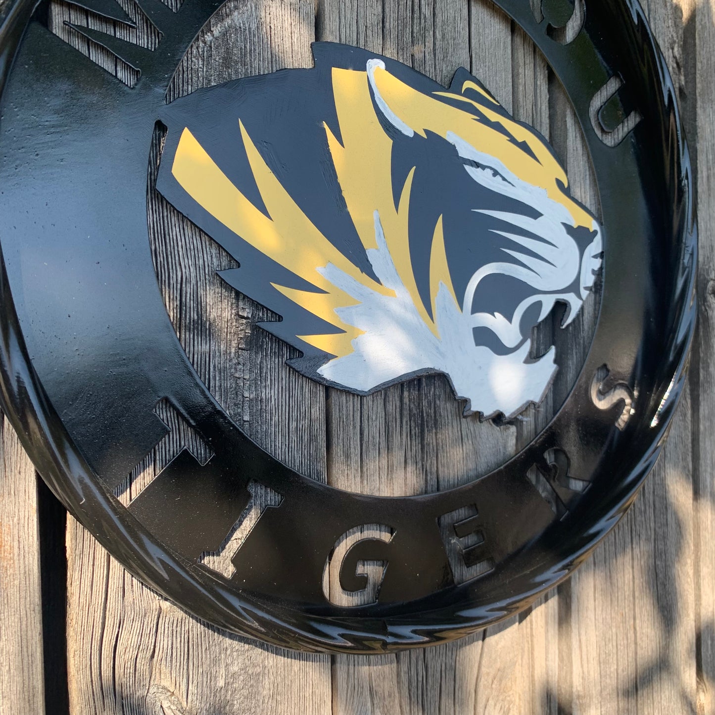 12", 18", 24", 32" MIZZOU TIGERS MISSOURI CUSTOM METAL VINTAGE CRAFT TEAM SIGN HANDMADE