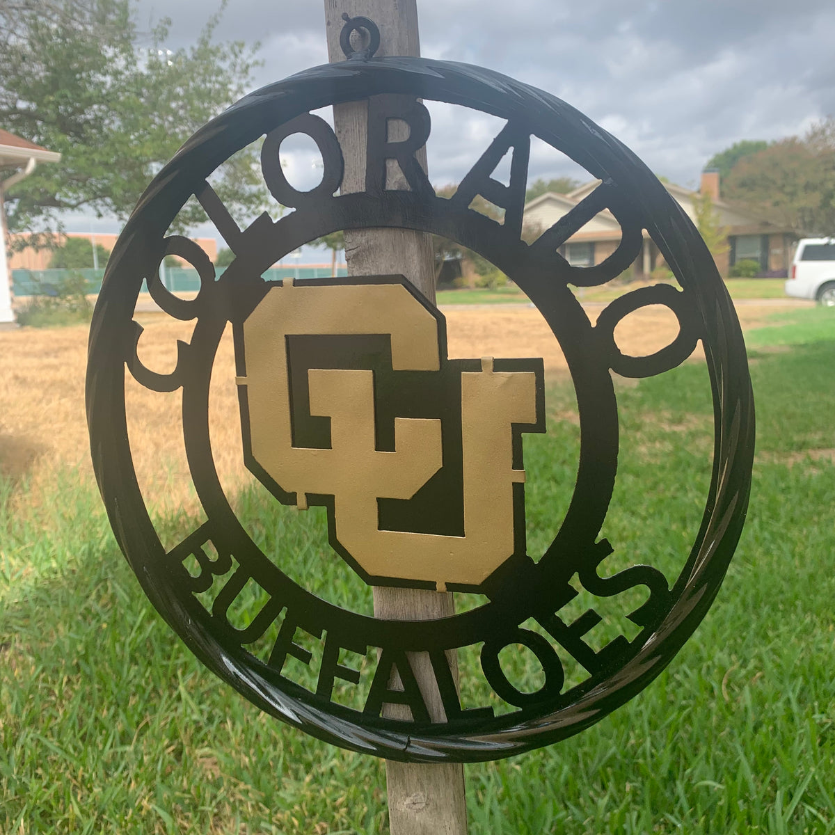 COLORADO BUFFALOES CUSTOM METAL VINTAGE CRAFT SIGN TEAM ART WESTERN HOME DECOR HANDMADE