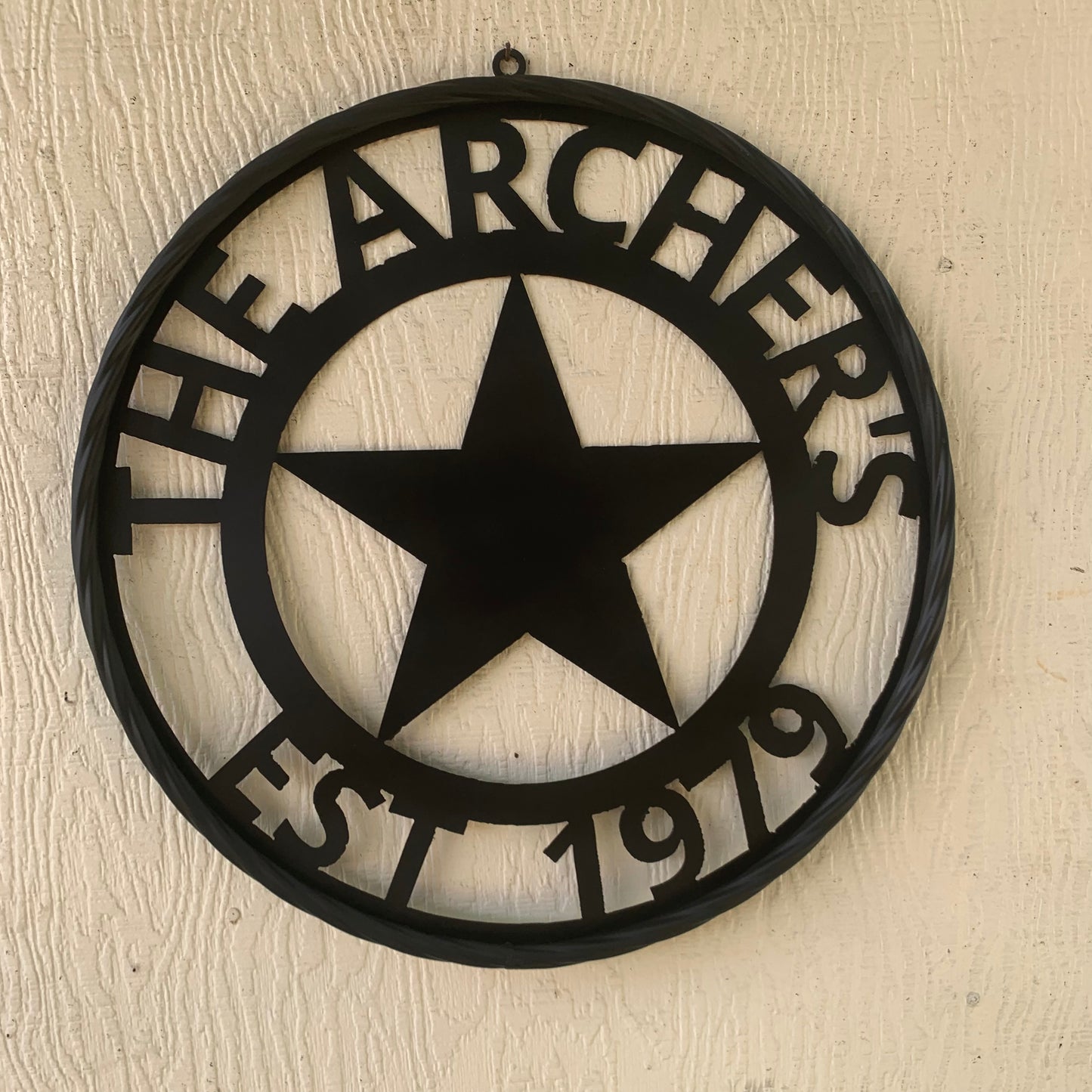 ARCHER STYLE YOUR CUSTOM NAME LASERCUT METAL SIGN WESTERN HOME DECOR HANDMADE ART