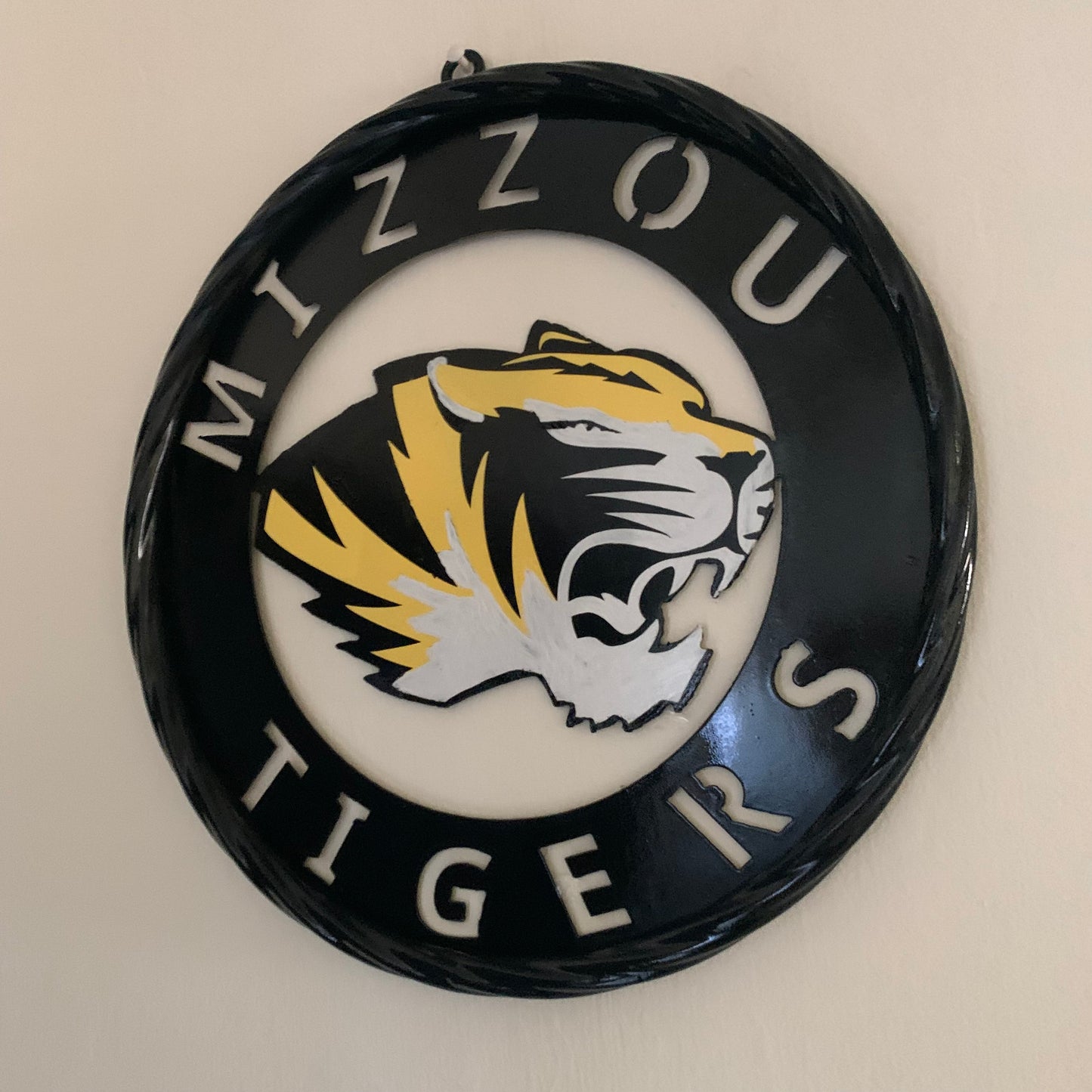 12", 18", 24", 32" MIZZOU TIGERS MISSOURI CUSTOM METAL VINTAGE CRAFT TEAM SIGN HANDMADE