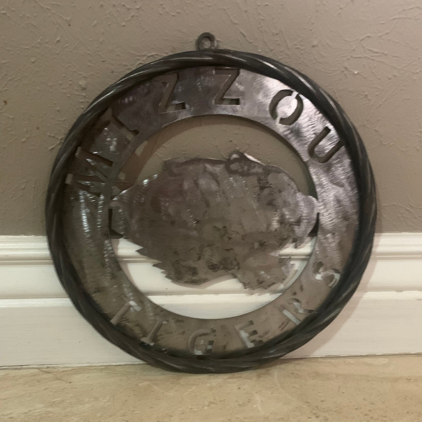 12", 18", 24", 32" MIZZOU TIGERS MISSOURI CUSTOM RAW METAL VINTAGE CRAFT TEAM SIGN HANDMADE