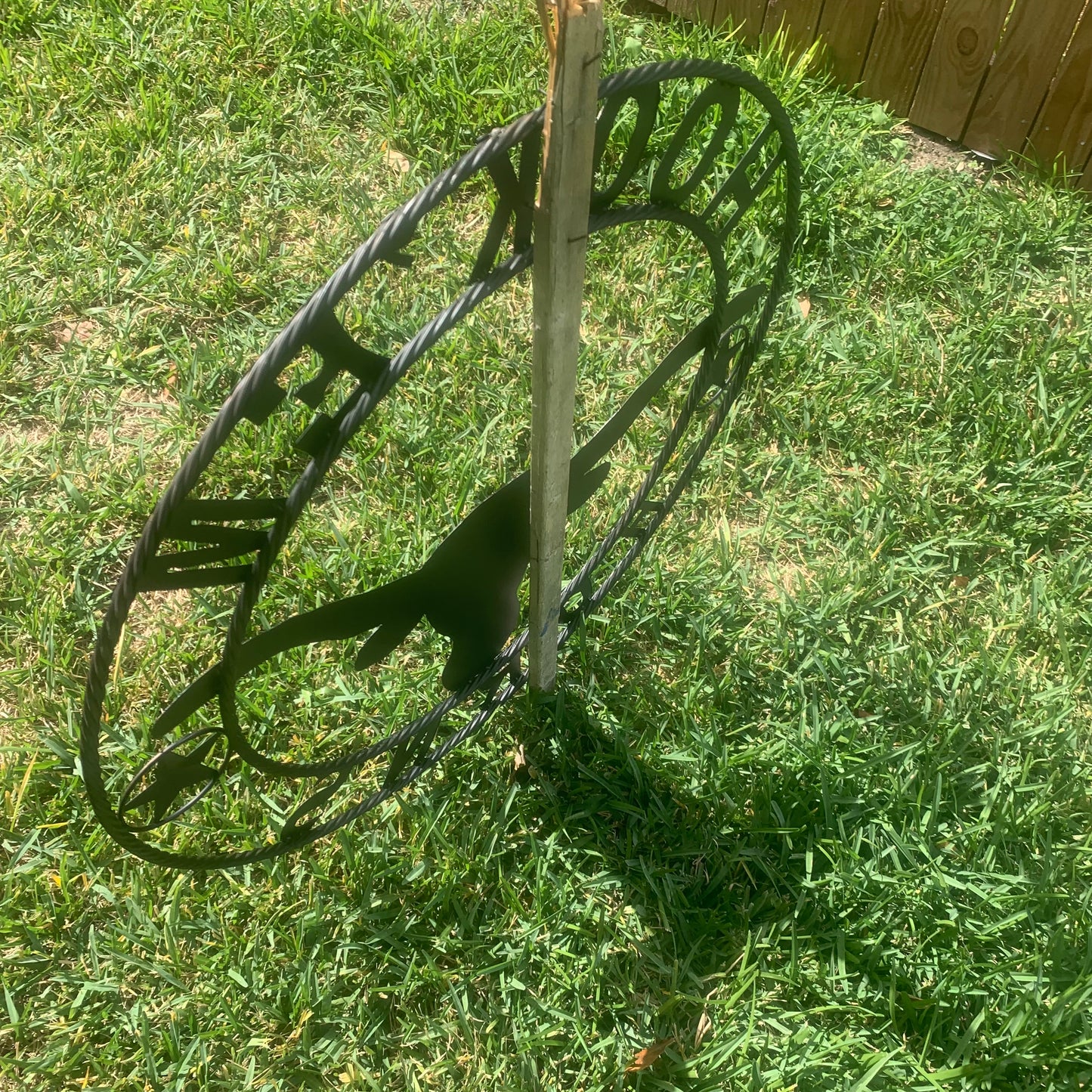 HOOKEM HORNS WITH LONE STAR TEXAS LONGHORNS HOOK EM BLACK METAL CUSTOM VINTAGE CRAFT WALL ART TEAM SIGN HANDMADE