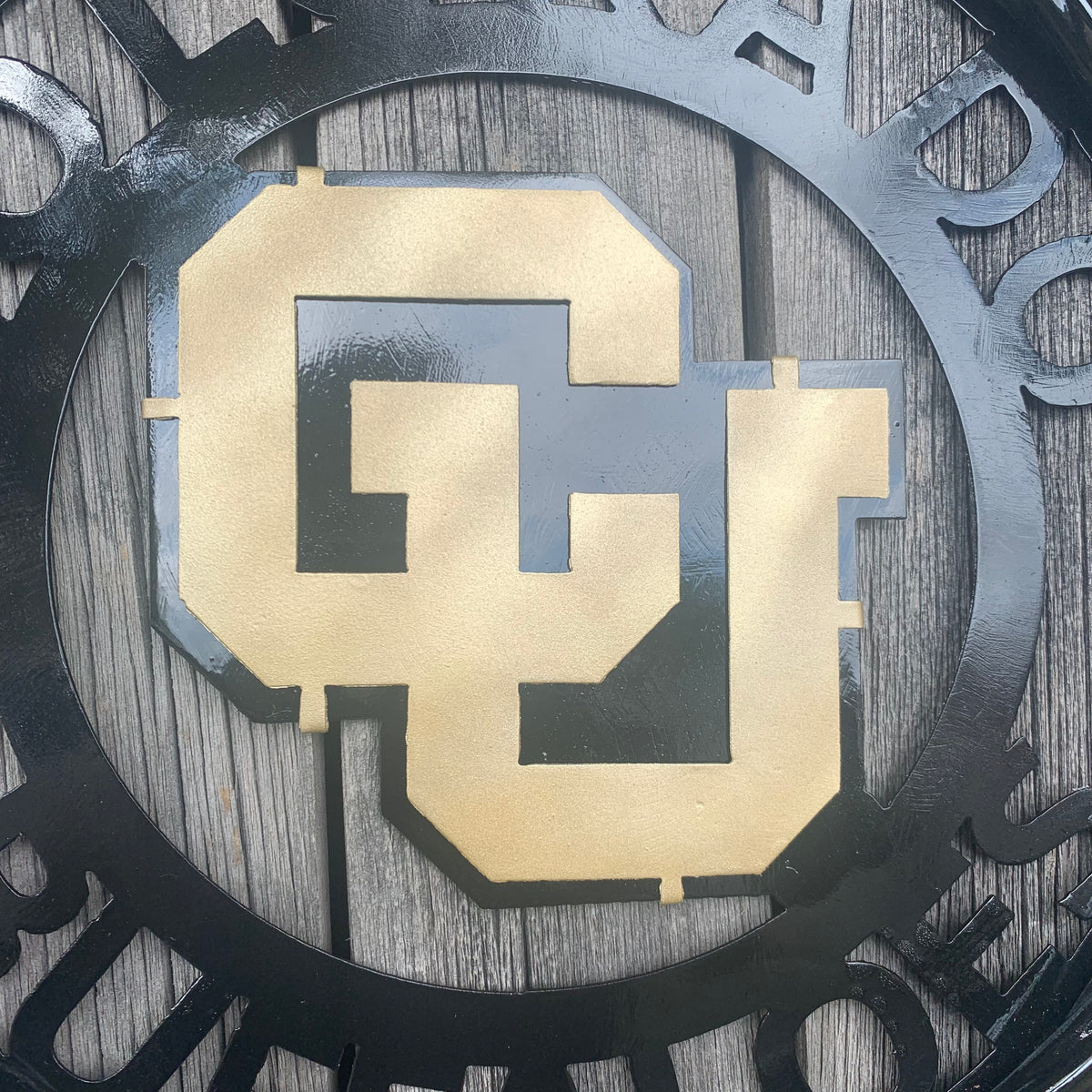COLORADO BUFFALOES CUSTOM METAL VINTAGE CRAFT SIGN TEAM ART WESTERN HOME DECOR HANDMADE