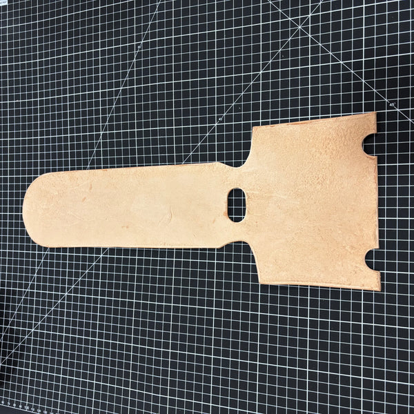 7" LONESTAR VEG TAN  LEATHER POUCH EXTRA LARGE  BELT LOOP HOLSTER CELL PHONE CASE UNIVERSAL OVERSIZE -- FREE SHIPPING