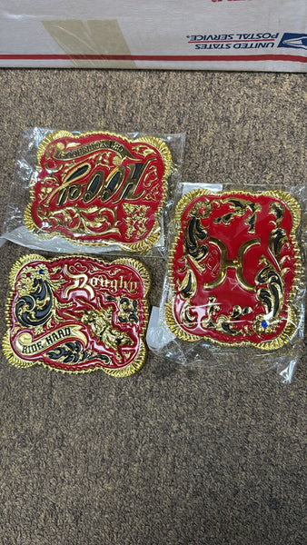 5 x 4" BELT BUCKLE MULTI STYLE  WESTERN METAL BUCKLE FASHION ART #WS