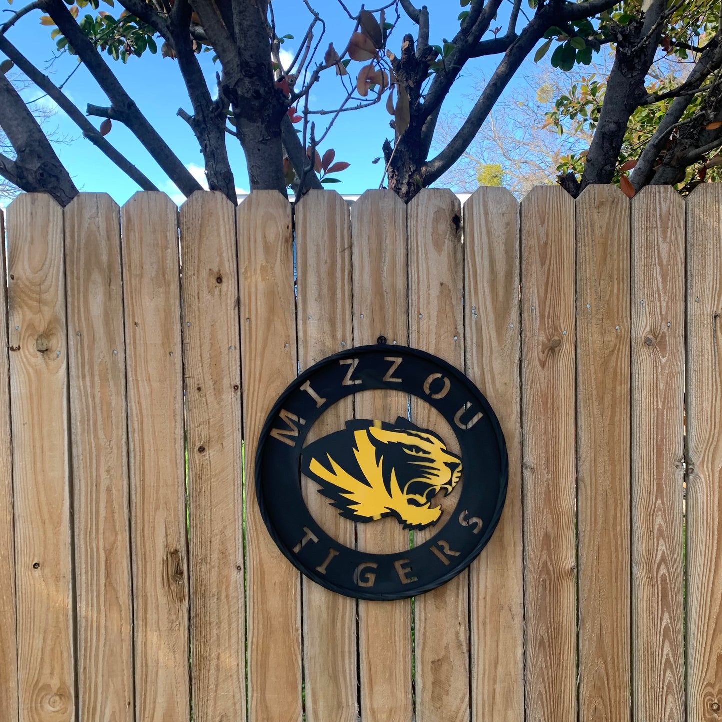 MIZZOU TIGERS MISSOURI CUSTOM METAL VINTAGE CRAFT TEAM SIGN HANDMADE