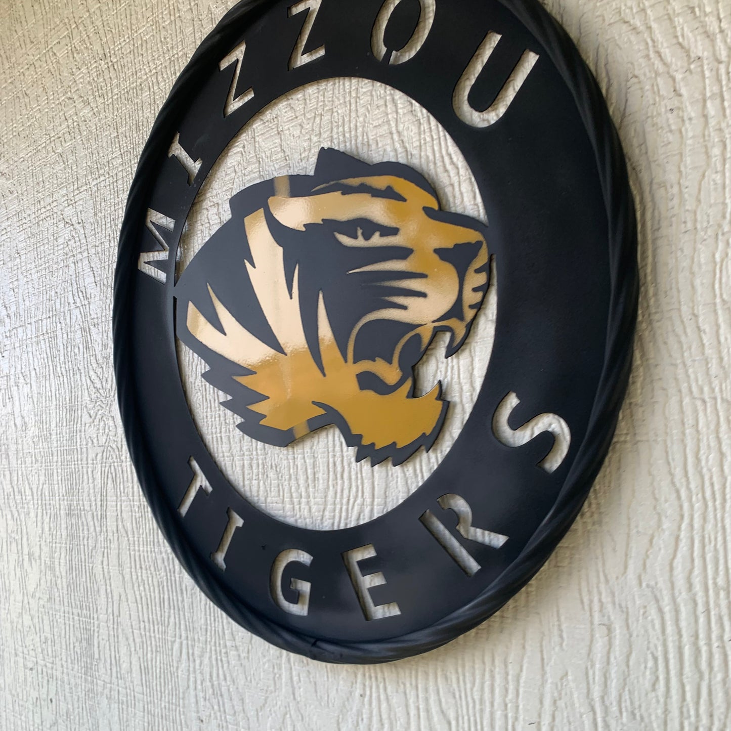 MIZZOU TIGERS MISSOURI CUSTOM METAL VINTAGE CRAFT TEAM SIGN HANDMADE