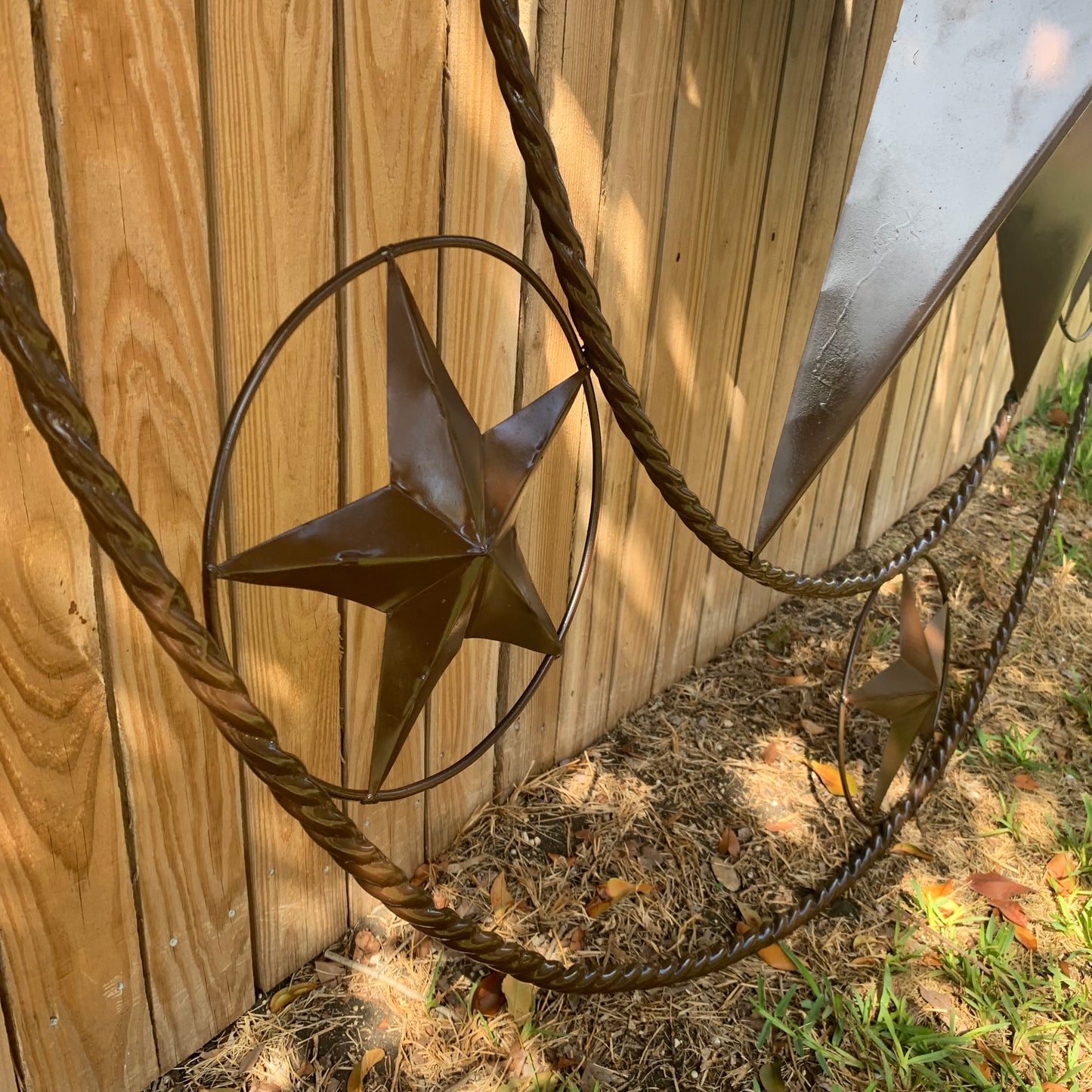 6 FOOT TEXAS LONE STAR GIANT LARGE OVERSIZE BARN STAR METAL RUSTIC BRONZE COPPER WALL ART WESTERN HOME DECOR HANDMADE NEW EH10523
