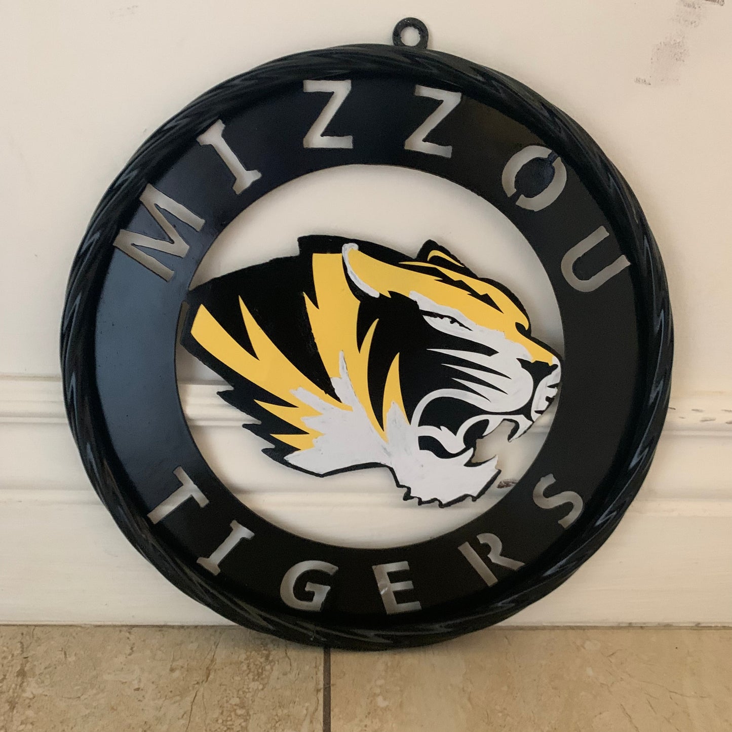 12", 18", 24", 32" MIZZOU TIGERS MISSOURI CUSTOM METAL VINTAGE CRAFT TEAM SIGN HANDMADE