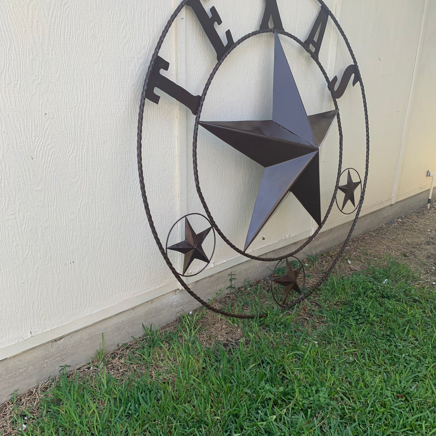 6 FOOT TEXAS LONE STAR GIANT LARGE OVERSIZE BARN STAR METAL RUSTIC BRONZE COPPER WALL ART WESTERN HOME DECOR HANDMADE NEW EH10523