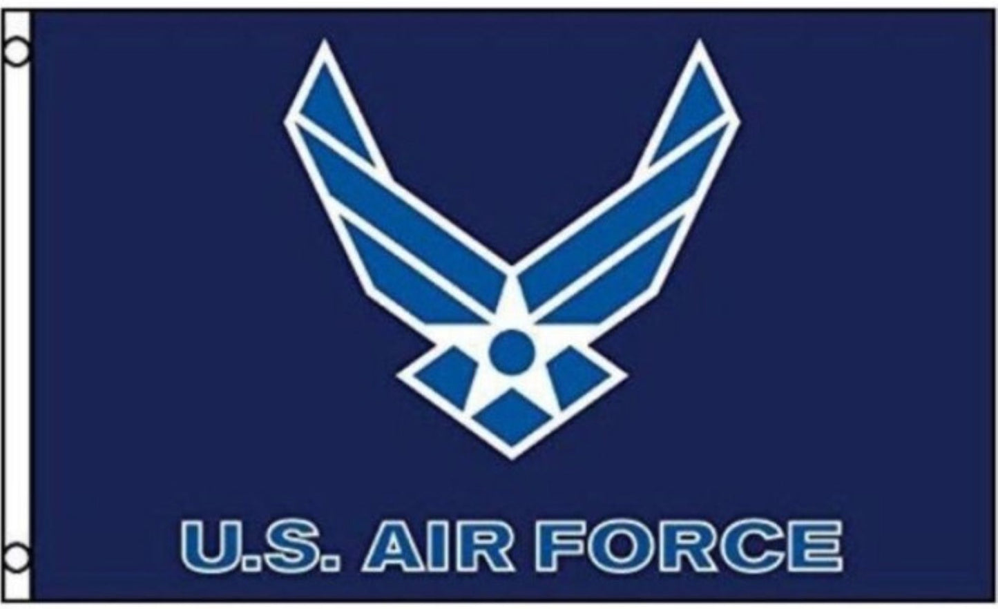 AIRFORCE FLAG WITH GROMMETS 3ft x 5ft HOME DECOR FLAG ART INDOOR OR OUTDOOR #EH13725