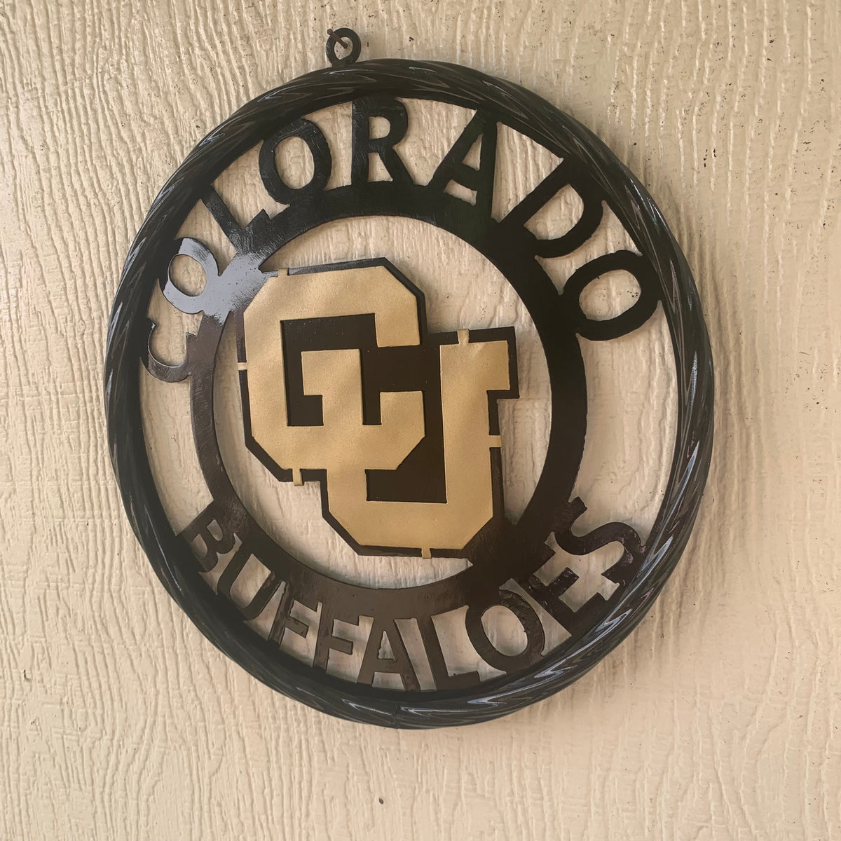 COLORADO BUFFALOES CUSTOM METAL VINTAGE CRAFT SIGN TEAM ART WESTERN HOME DECOR HANDMADE