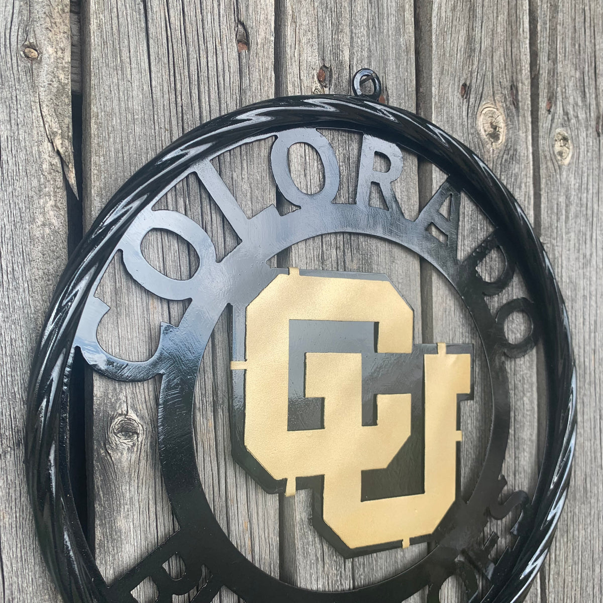 COLORADO BUFFALOES CUSTOM METAL VINTAGE CRAFT SIGN TEAM ART WESTERN HOME DECOR HANDMADE