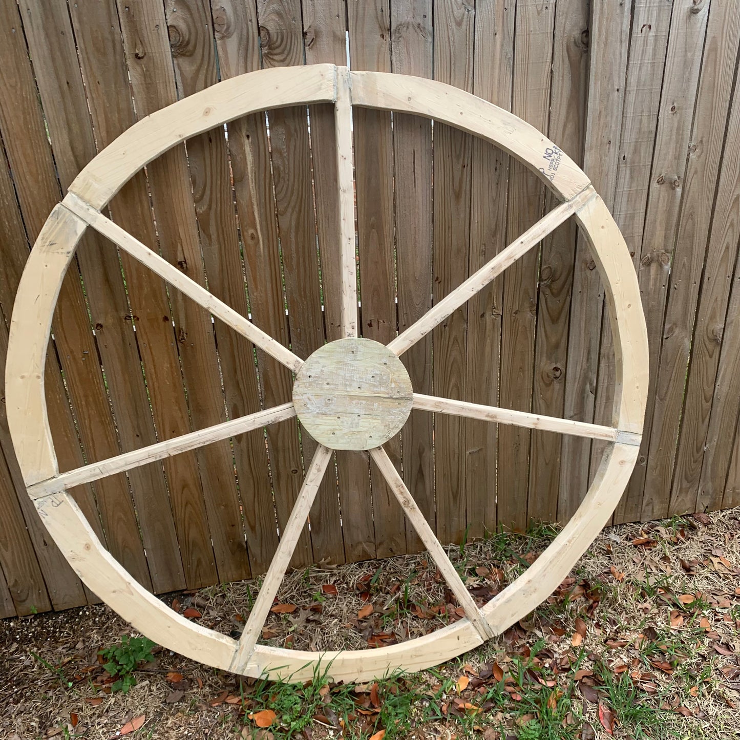 40",60" WAGON WHEEL NATURAL STAIN BARN WOOD WESTERN HOME DECOR RUSTIC HANDMADE NEW
