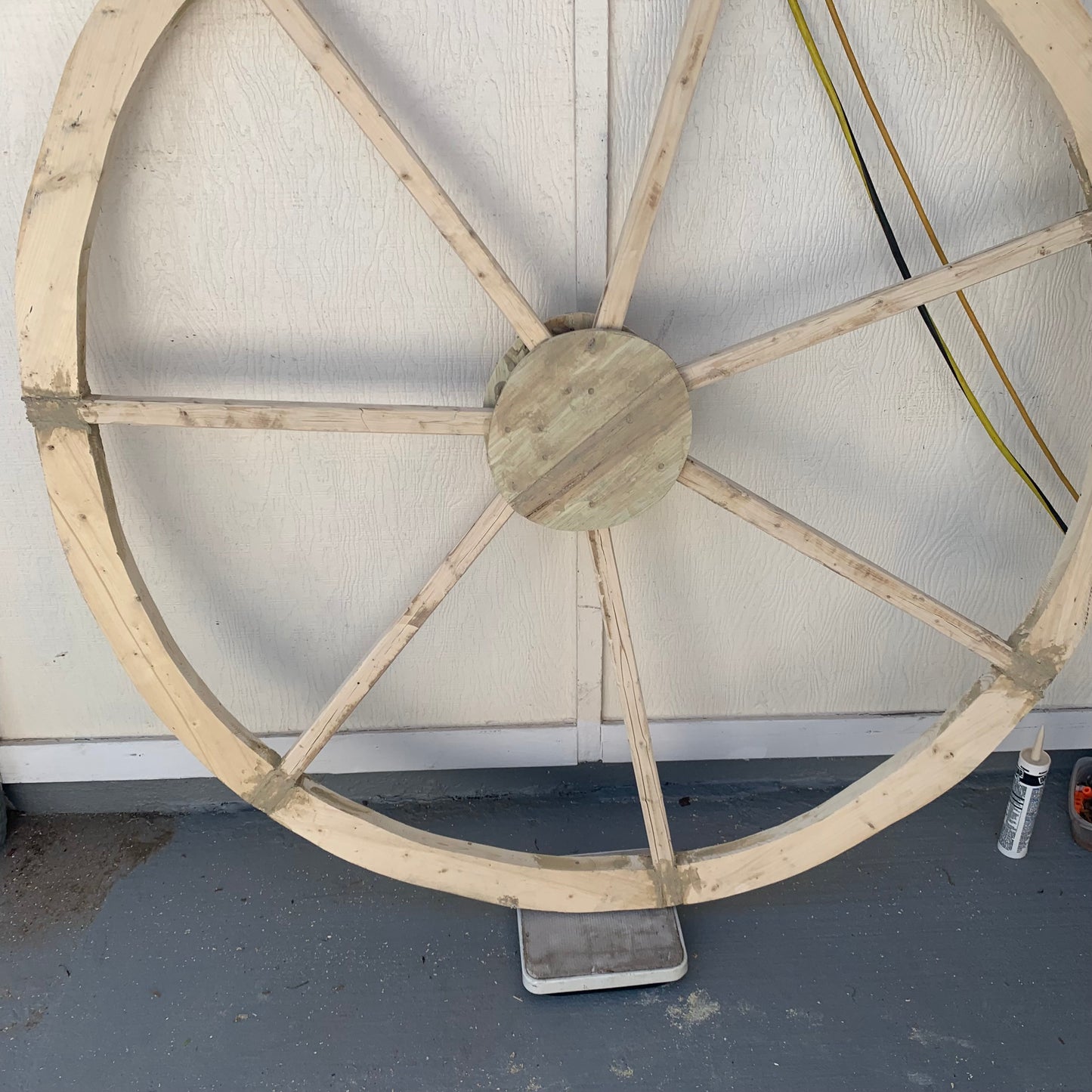 40",60" WAGON WHEEL NATURAL STAIN BARN WOOD WESTERN HOME DECOR RUSTIC HANDMADE NEW
