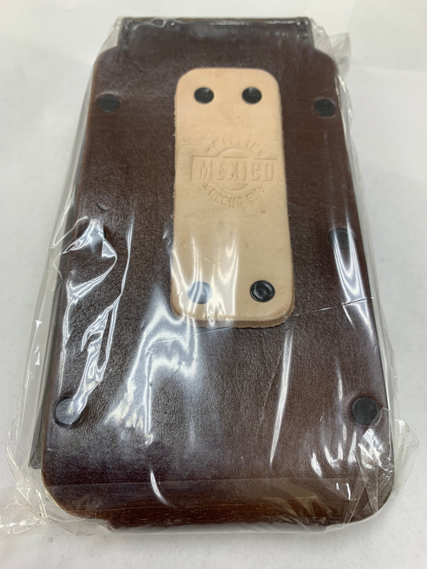 JESUS LEATHER HOLSTER PHONE POUCH EXTRA LARGE  BELT LOOP CELL PHONE CASE UNIVERSAL OVERSIZE # EH11711