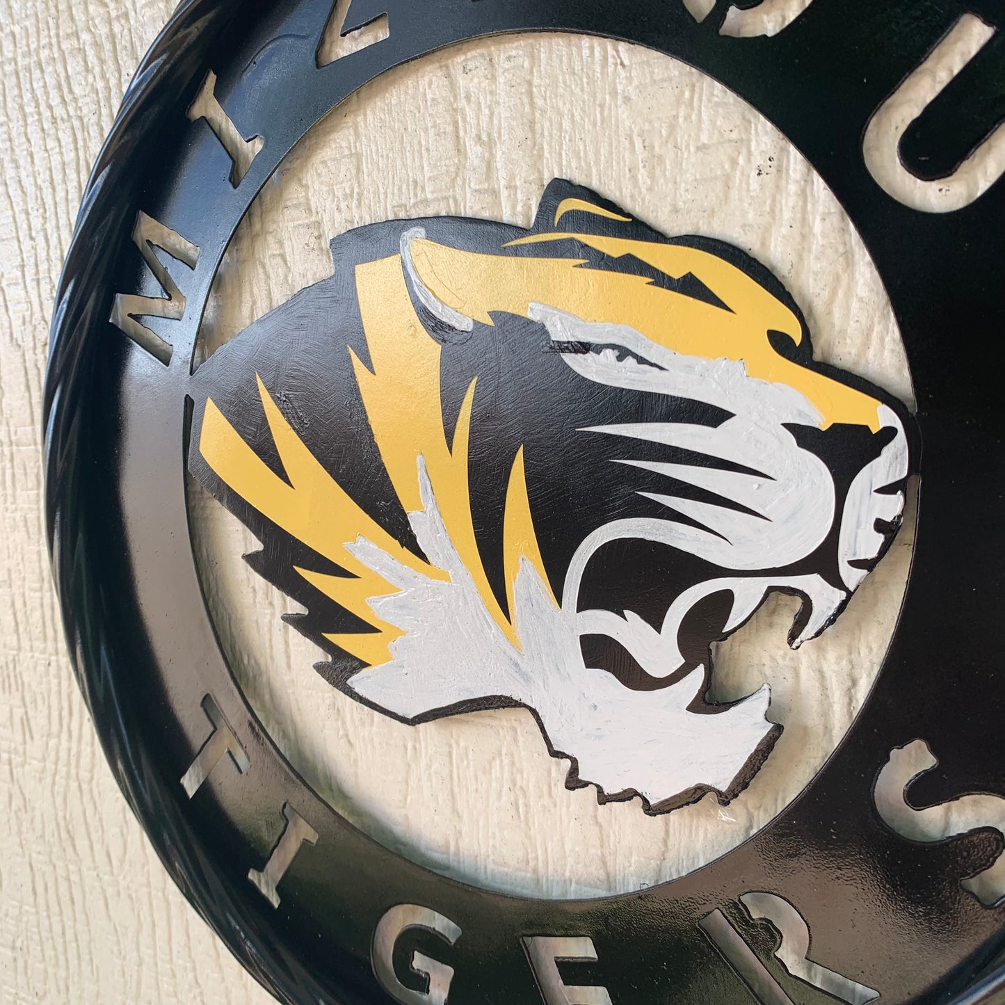 12", 18", 24", 32" MIZZOU TIGERS MISSOURI CUSTOM METAL VINTAGE CRAFT TEAM SIGN HANDMADE