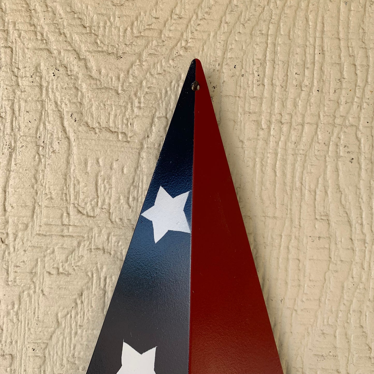 USA FLAG STAR STYLE# 5 RED WHITE & BLUE AMERICANA METAL BARN STAR WALL ART HANDMADE TO ORDER NEW #EH13380