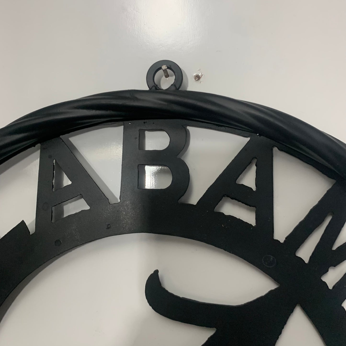 ALABAMA CRIMSON TIDE CUSTOM ALL BLACK METAL VINTAGE SIGN TEAM HANDMADE