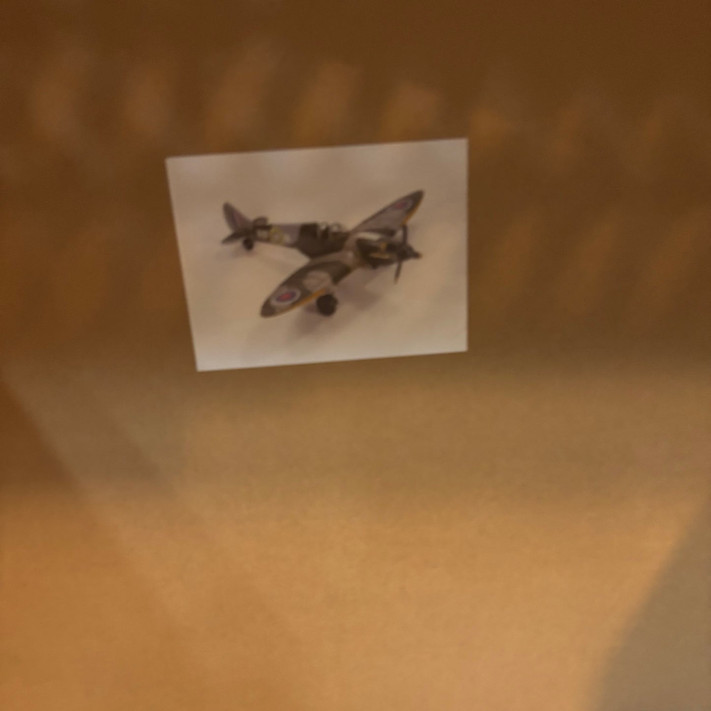 SPITFIRE METAL AIRPLAINE WW WESTERN HOME DECOR HANDMADE #RA0234