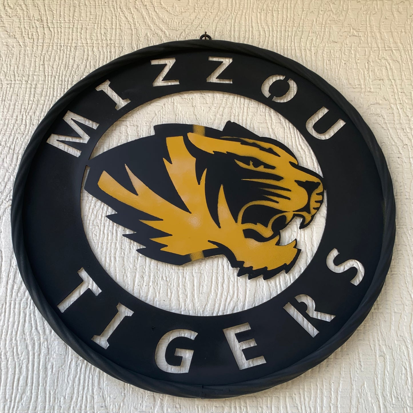 MIZZOU TIGERS MISSOURI CUSTOM METAL VINTAGE CRAFT TEAM SIGN HANDMADE