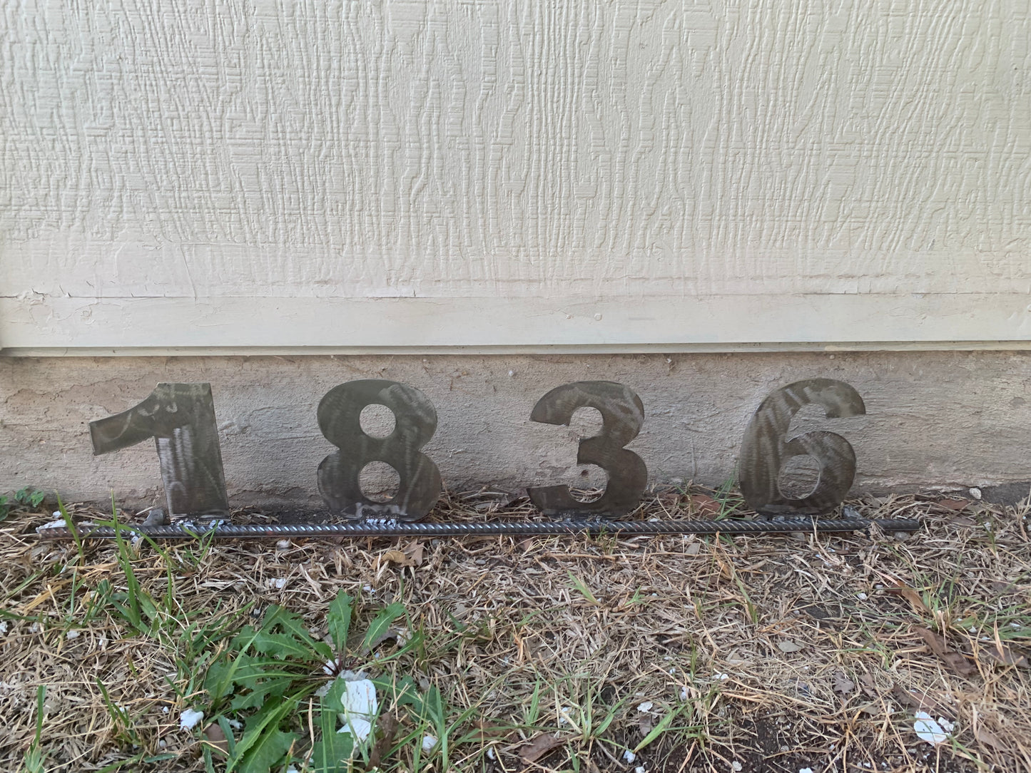 7"H X 36" LONG YOUR CUSTOM NUMBER METAL BARN METAL SIGN WESTERN HOME DECOR