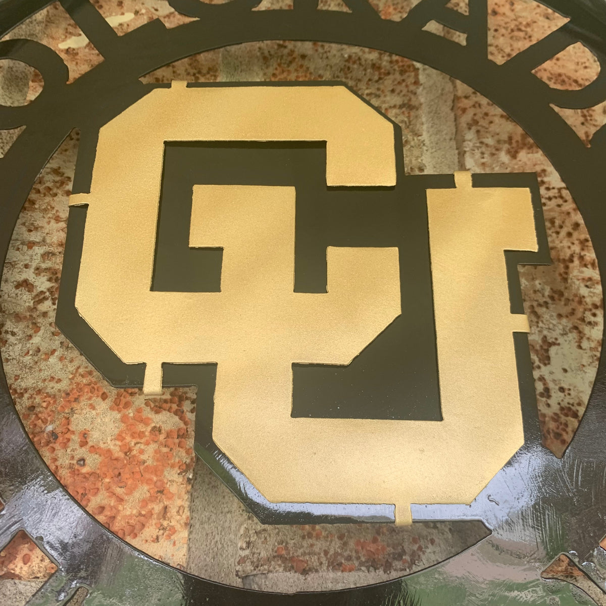 COLORADO BUFFALOES CUSTOM METAL VINTAGE CRAFT SIGN TEAM ART WESTERN HOME DECOR HANDMADE