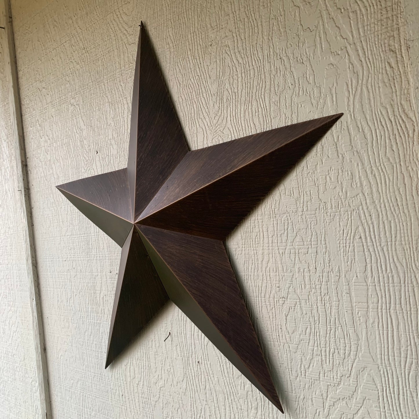 36" BARN STAR RUSTIC BRONZE 5 POINT METAL STAR OF DAVID WESTERN HOME DECOR HANDMADE NEW #EH10047