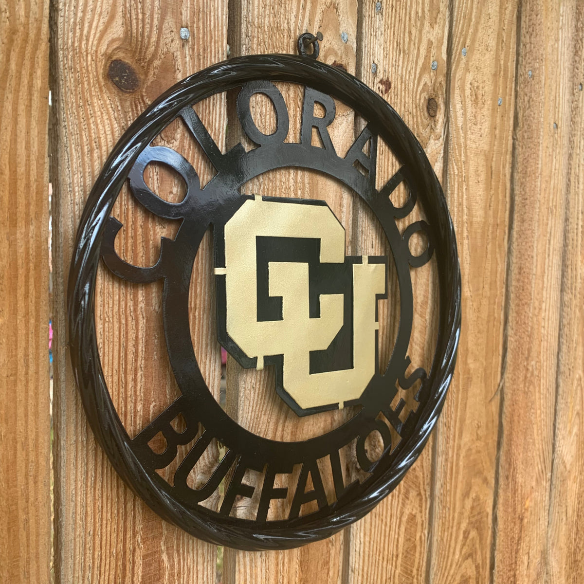 COLORADO BUFFALOES CUSTOM METAL VINTAGE CRAFT SIGN TEAM ART WESTERN HOME DECOR HANDMADE