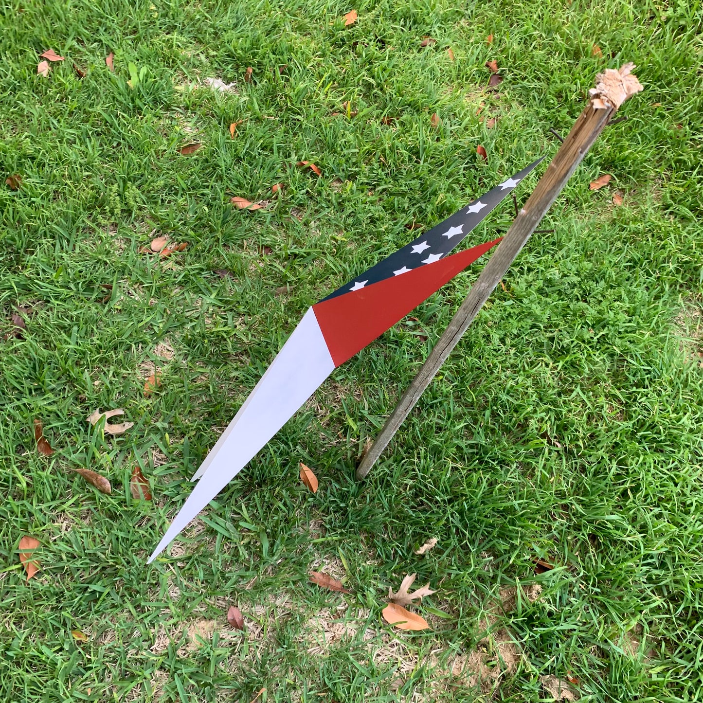 USA FLAG STAR STYLE# 5 RED WHITE & BLUE AMERICANA METAL BARN STAR WALL ART HANDMADE TO ORDER NEW #EH13380