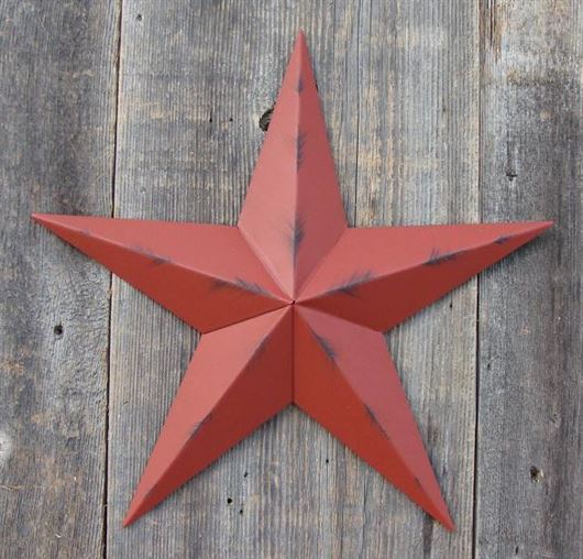 #EH10412 RUSTIC BARN STAR 32",40",53" METAL WALL ART MULTI COLOR WESTERN HOME DECOR HANDMADE
