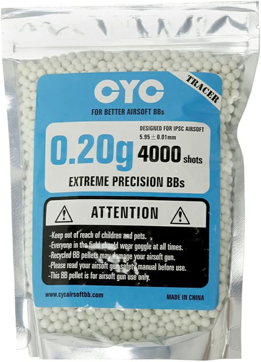 4000 SHOTS HEAVY BB PELLETS 0.20g Plastic Pellets Air Soft Guns Ammo Airsoft BB's bullets #EH13667