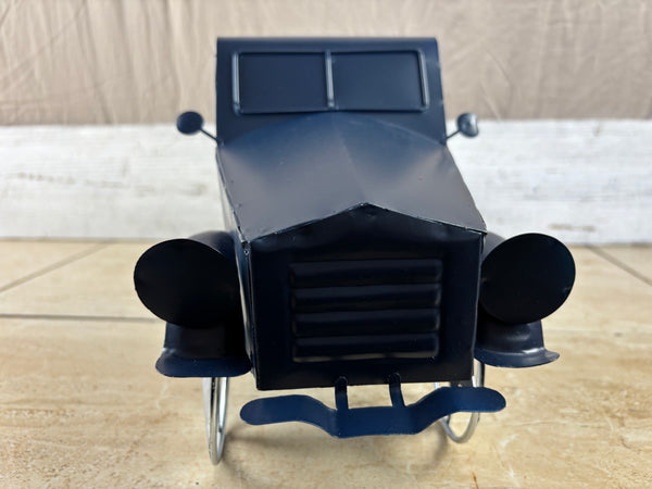 USA FLAG TRUCK 18" PICKUP TRUCK METAL ART FIGURINE VINTAGE WESTERN HOME DECOR HANDMADE  #EH12864