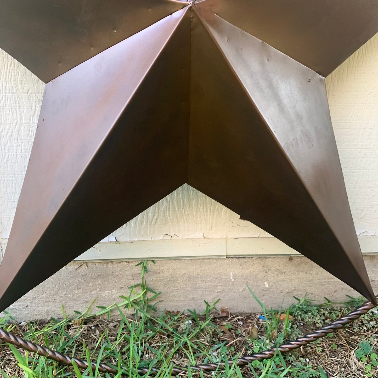 LONE STAR 60" BARN STAR METAL RUSTIC  BRONZE VINTAGE COPPER WALL ART WESTERN HOME DECOR HANDMADE NEW EH10524