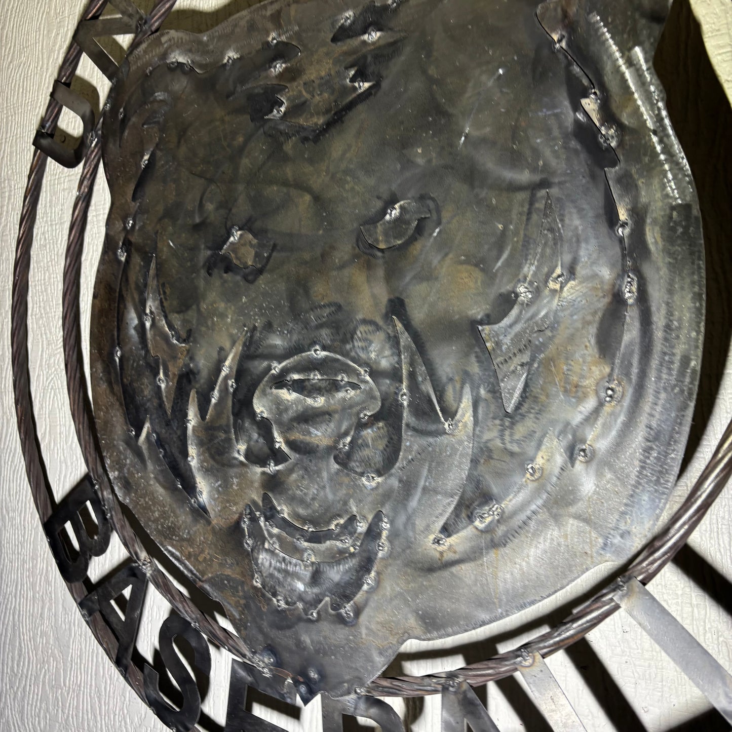 UNC BEARS CUSTOM RAW METAL NO PAINT VINTAGE CRAFT SIGN TEAM HANDMADE TO ORDER