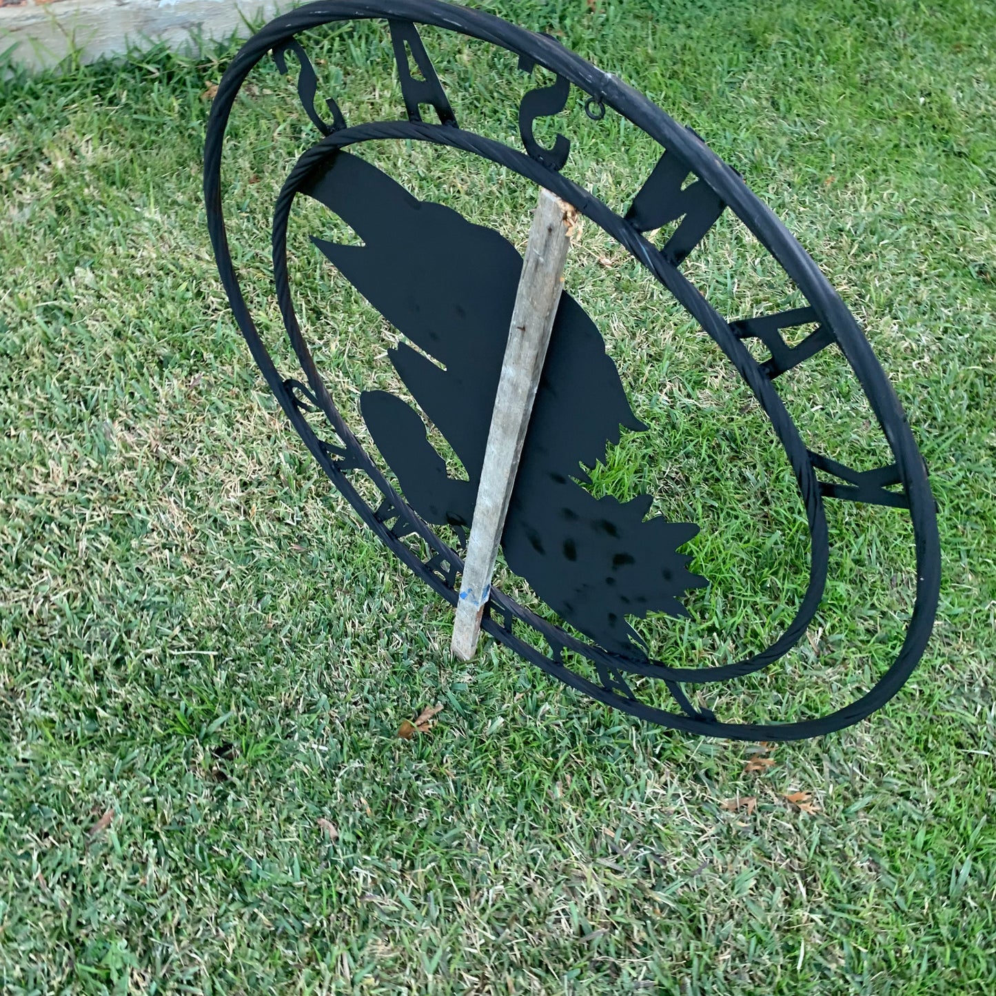 KANSAS JAYHAWKS RAW CUSTOM METAL VINTAGE CRAFT SIGN UNPAINTED TEAM HANDMADE