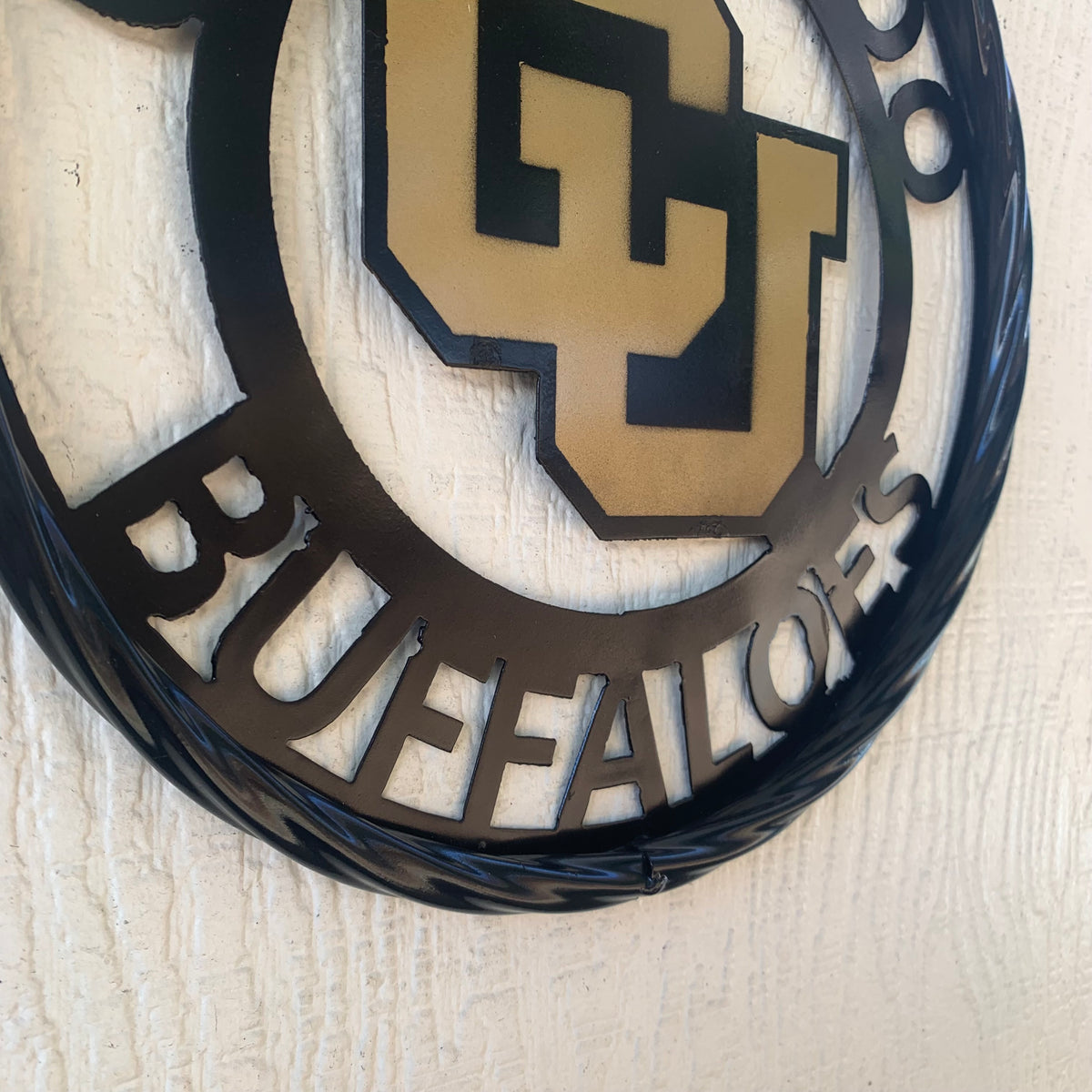 COLORADO BUFFALOES CUSTOM METAL VINTAGE CRAFT SIGN TEAM ART WESTERN HOME DECOR HANDMADE