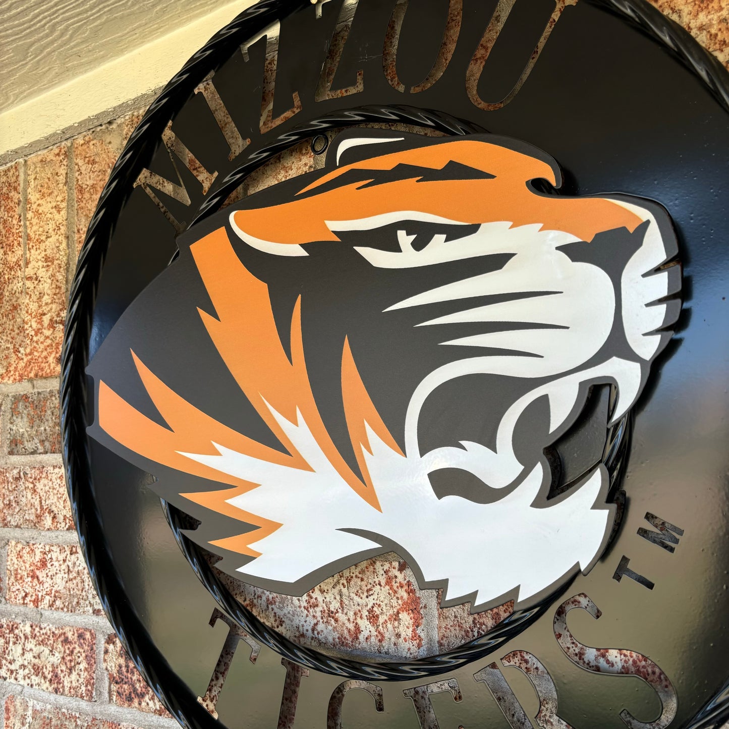 MIZZOU TIGERS MISSOURI CUSTOM METAL VINTAGE CRAFT TEAM SIGN HANDMADE