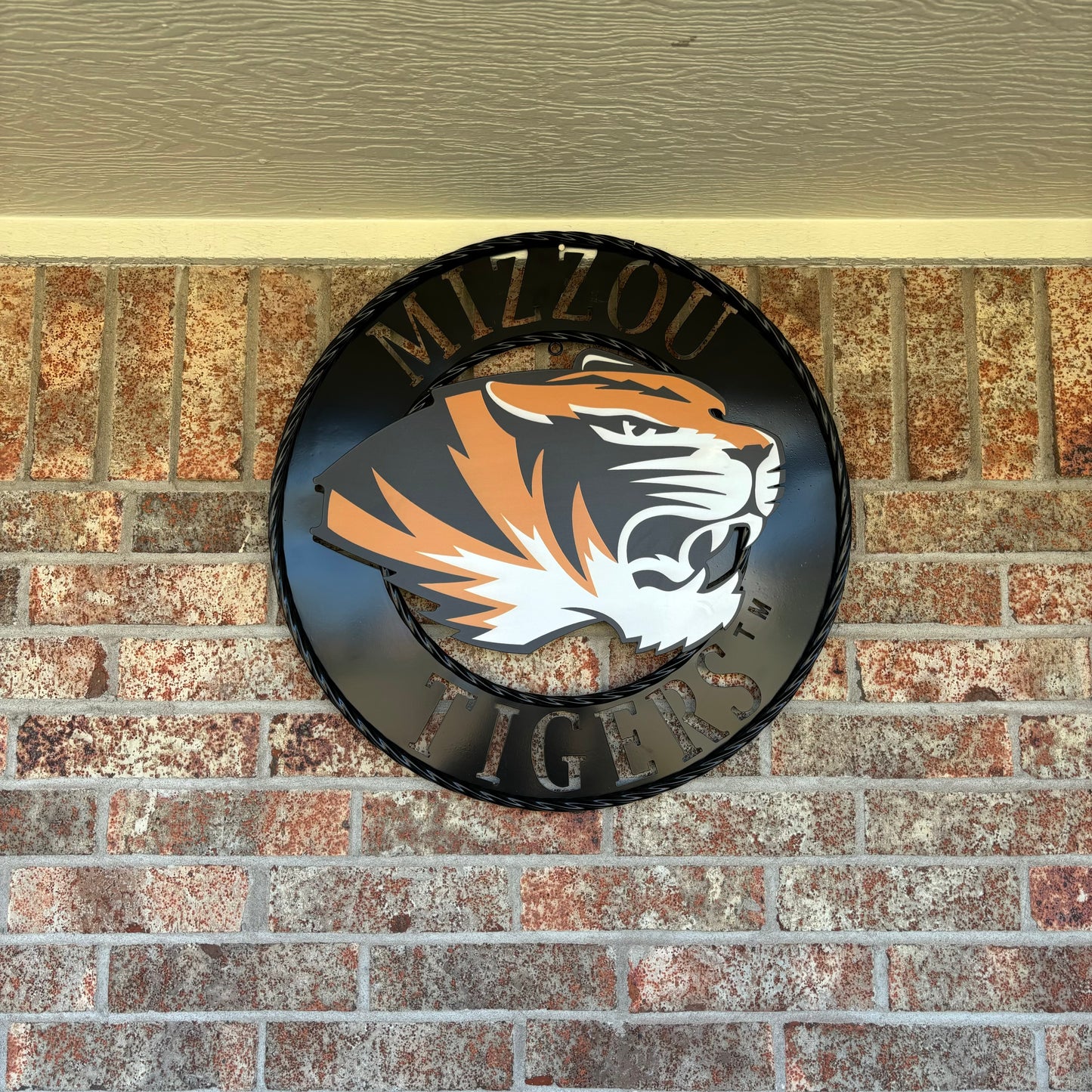 MIZZOU TIGERS MISSOURI CUSTOM METAL VINTAGE CRAFT TEAM SIGN HANDMADE
