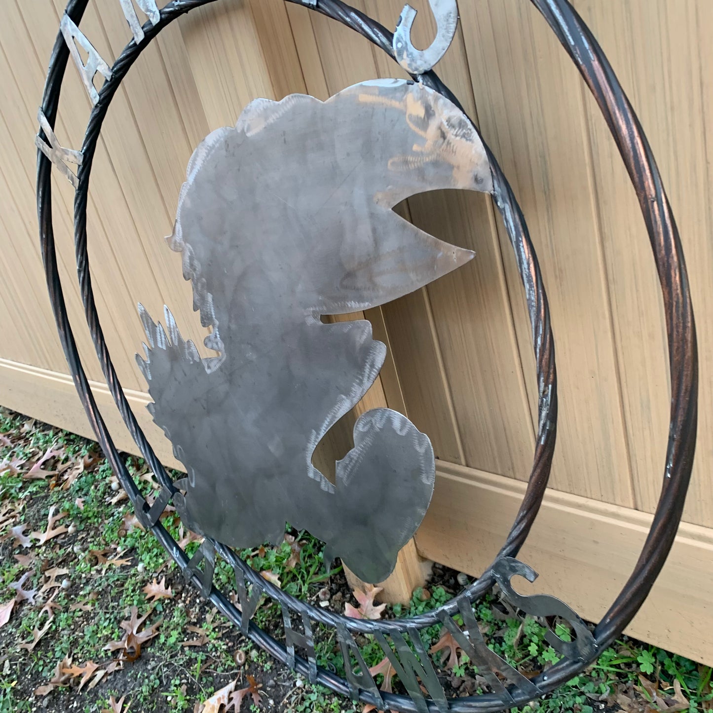 KANSAS JAYHAWKS RAW CUSTOM METAL VINTAGE CRAFT SIGN UNPAINTED TEAM HANDMADE