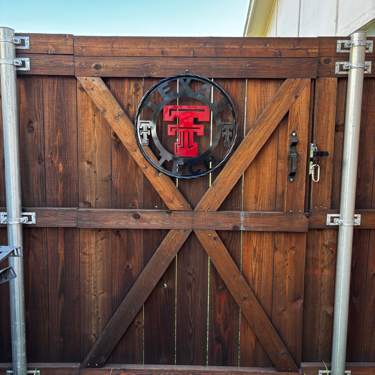 TEXAS TECH CUSTOM METAL VINTAGE CRAFT SIGN WESTERN HOME DECOR HANDMADE 12",18",24",32",36"