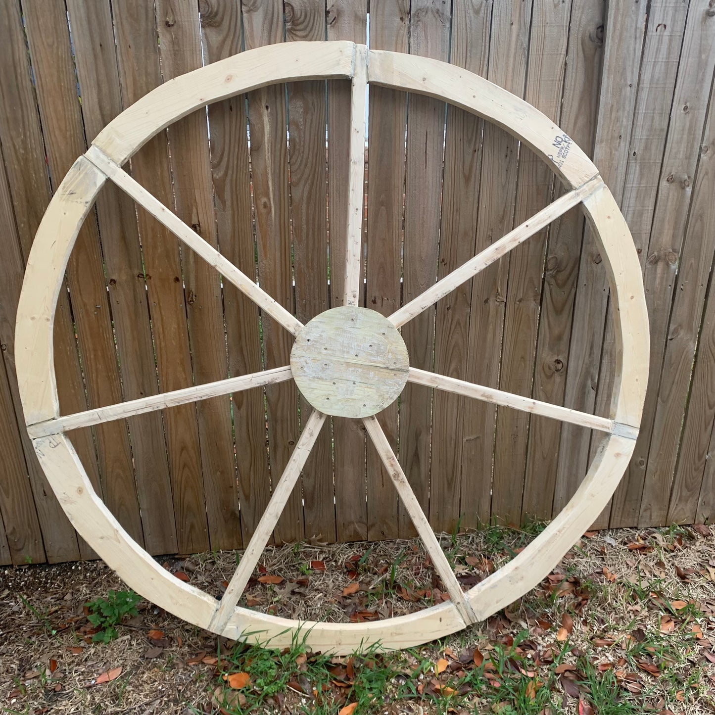 40",60" WAGON WHEEL NATURAL STAIN BARN WOOD WESTERN HOME DECOR RUSTIC HANDMADE NEW